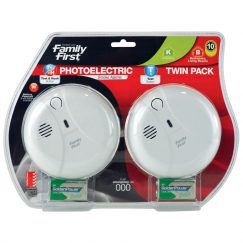 Family First Photoelectric Smoke Alarm Combo Pack