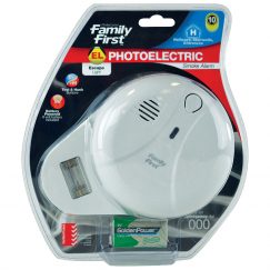 Family First Photoelectric Smoke Alarm with Escape Light